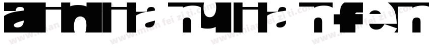 AiDianQianFengXingshu Medium字体转换